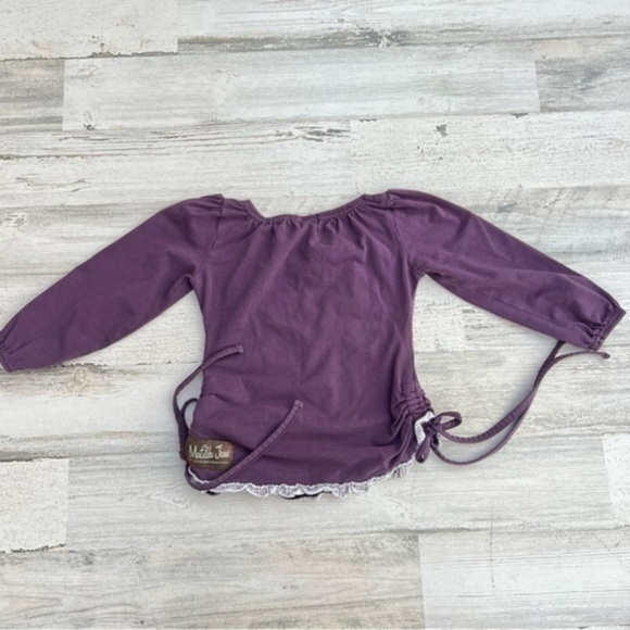 Matilda Jane Toddler Girls Shirt Size 2 Long Sleeve Purple Cottagecore Cute Top - Picture 2 of 9